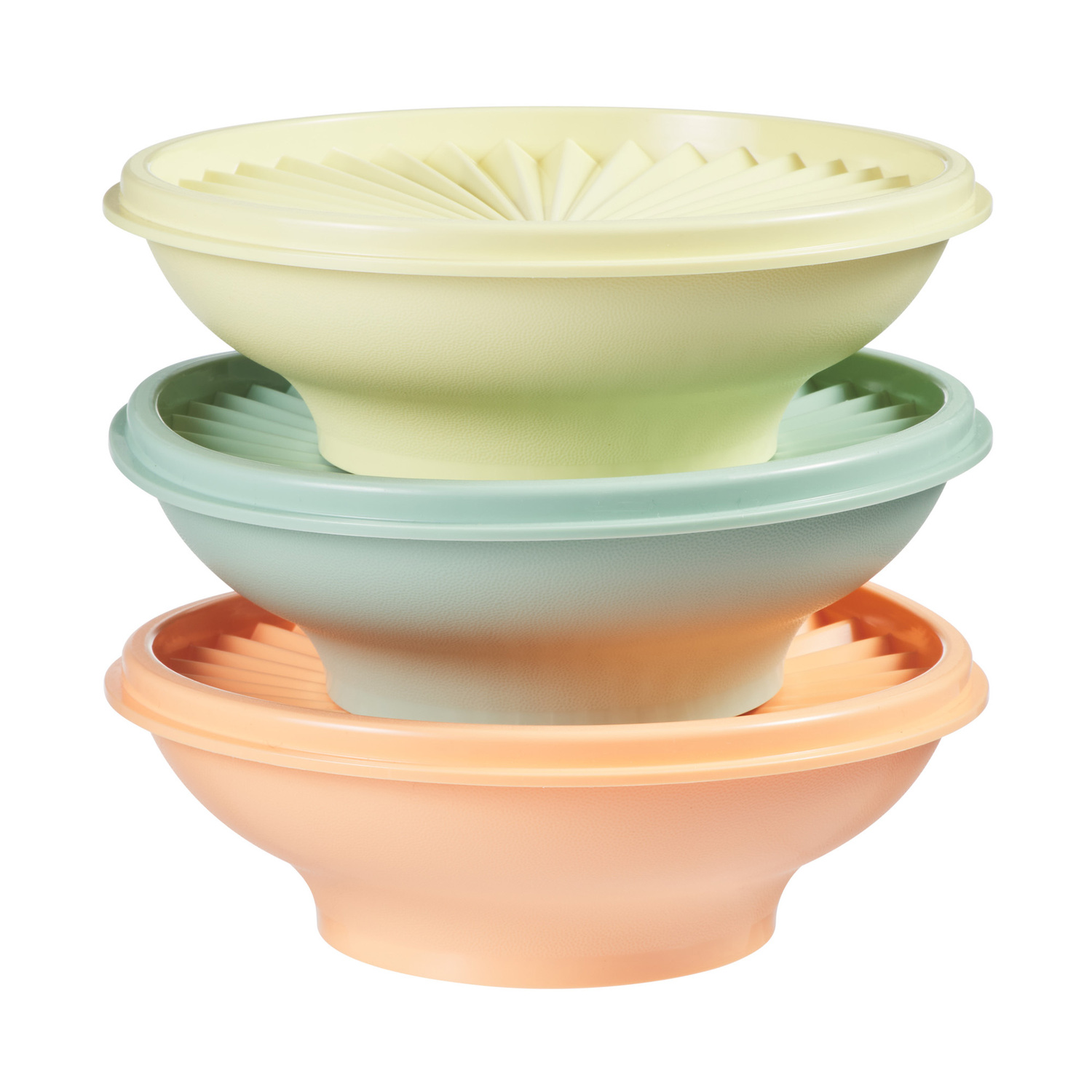 3 Piece Heritage 400ml Round Food Storage Container Set