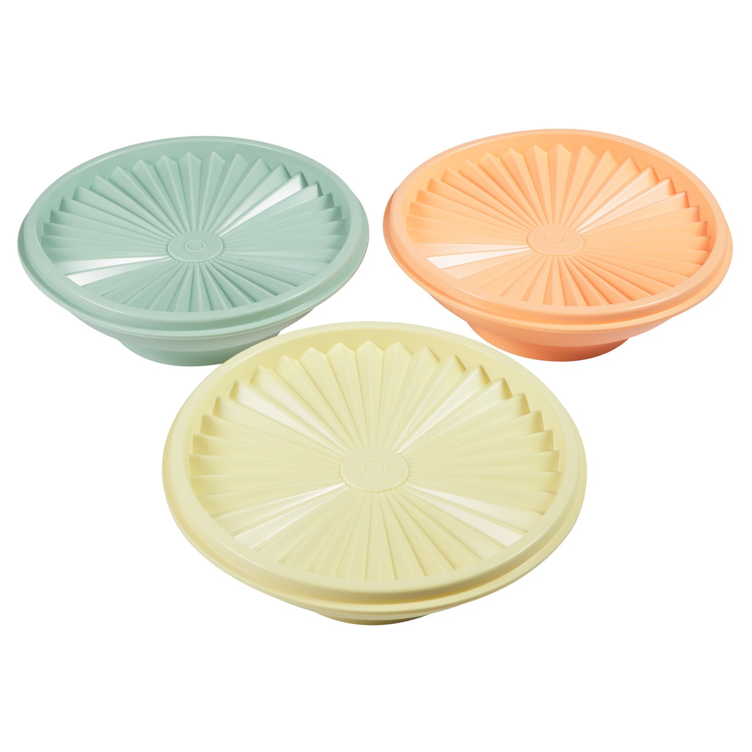 3 Piece Heritage 400ml Round Food Storage Container Set