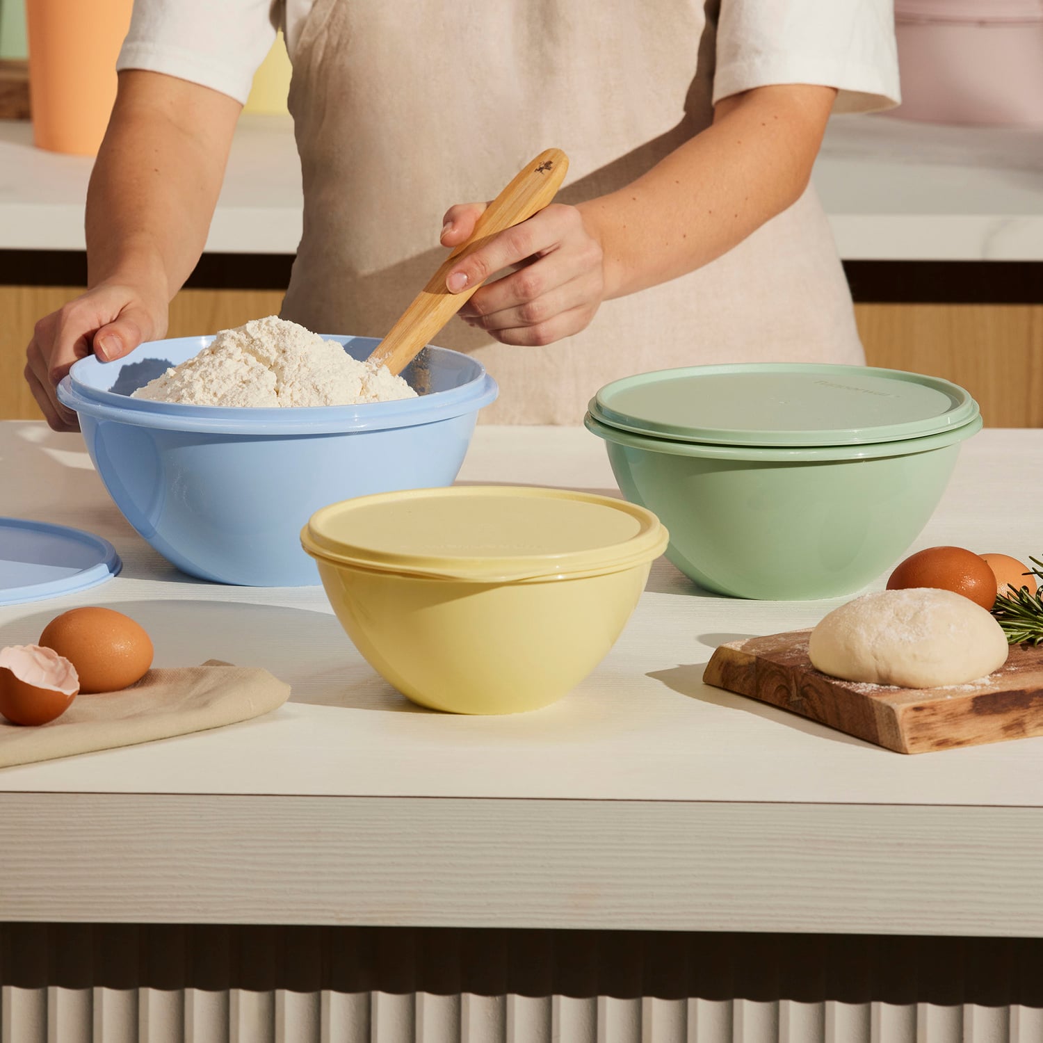 3 Piece Heritage Food Storage Bowl Set