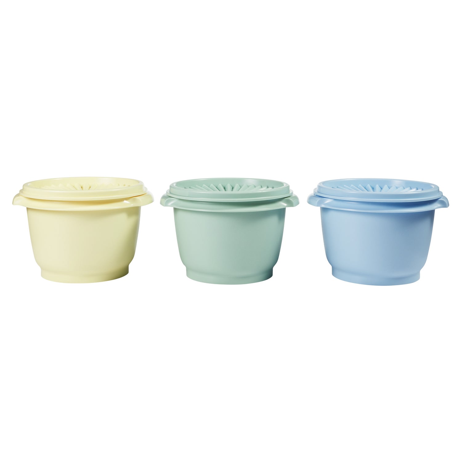3 Piece Heritage 600ml Round Food Storage Container Set