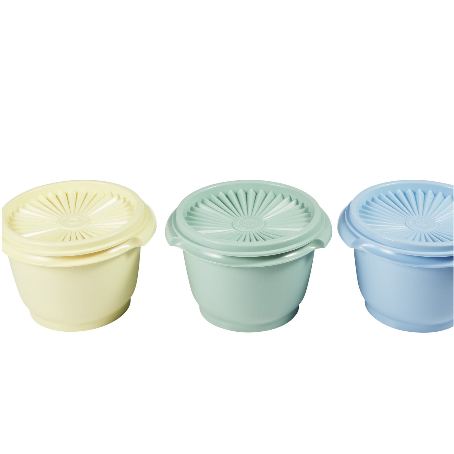 3 Piece Heritage 600ml Round Food Storage Container Set