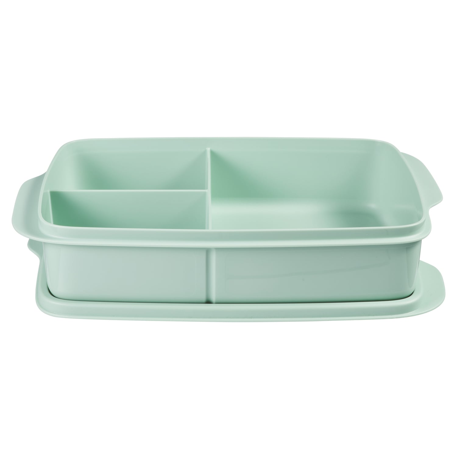 Divided 1L Rectangle Food Container Storage