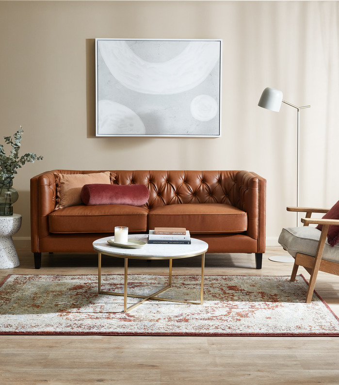Naturally Provinicial Coila Solid Oak & Linen Leisure Armchair | Temple ...