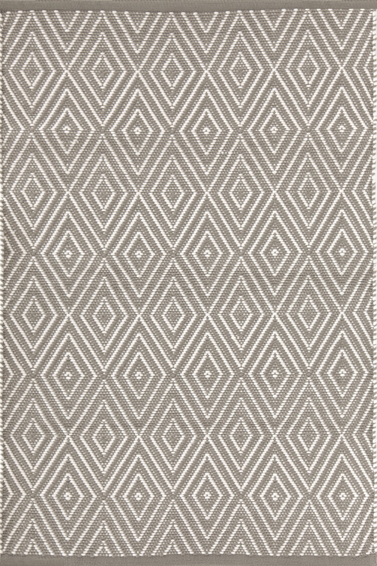 Dash & Albert Rug Company Indoor/Outdoor Diamond Fieldstone Woven Rug
