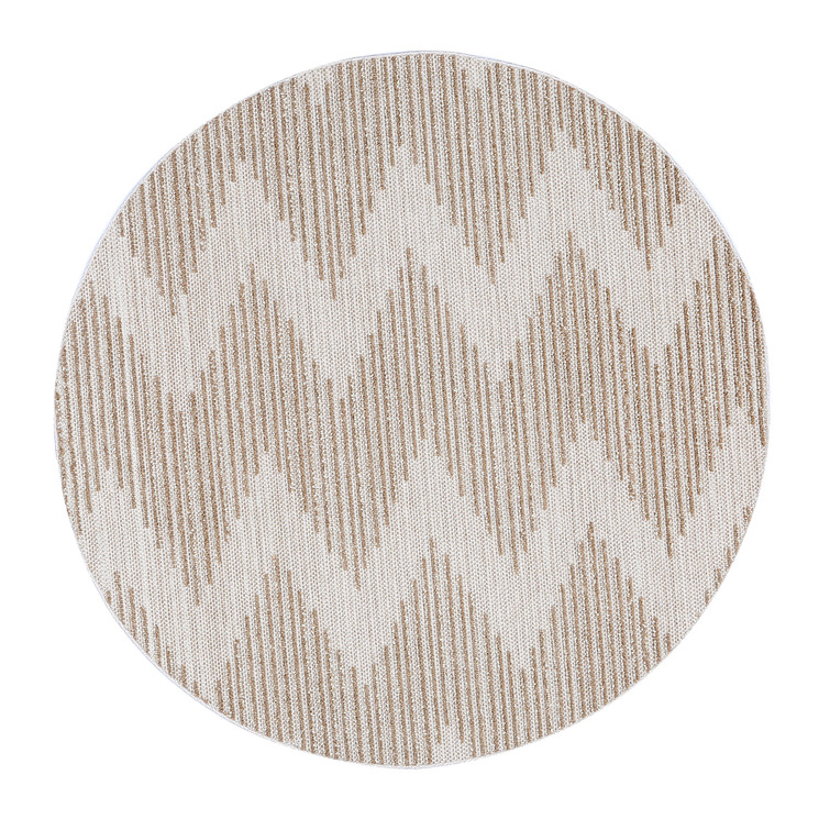 Buy Taupe Ursus Round Indoor/Outdoor Rug & Pay Later humm