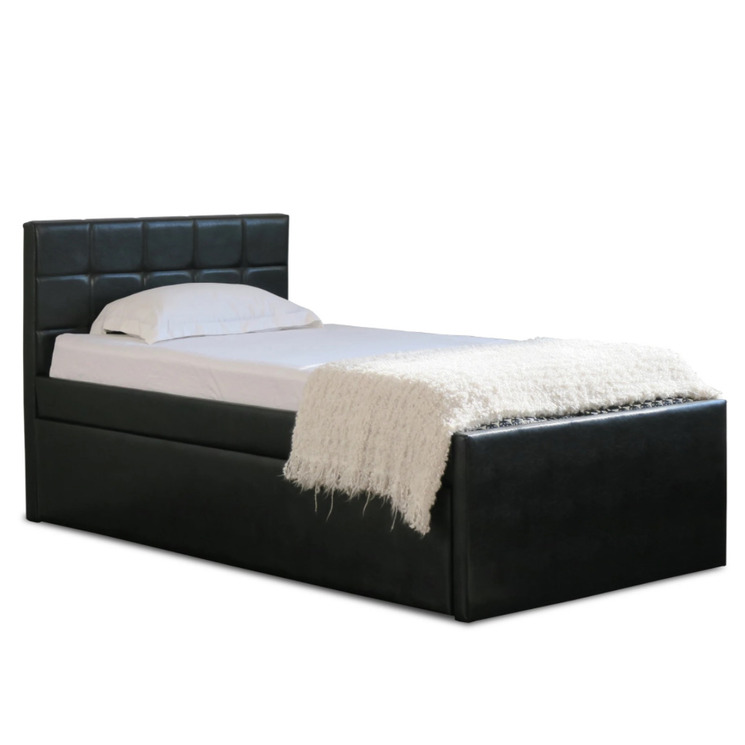 Vivian King Single Faux Leather, Trundle Bed Spring King Size