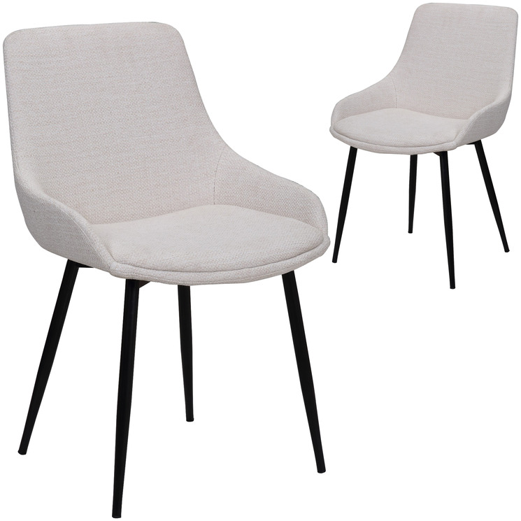 Lance Fabric Dining Chairs (Set of 2)