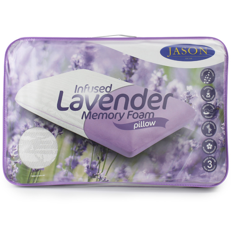 lavender scented memory foam pillow
