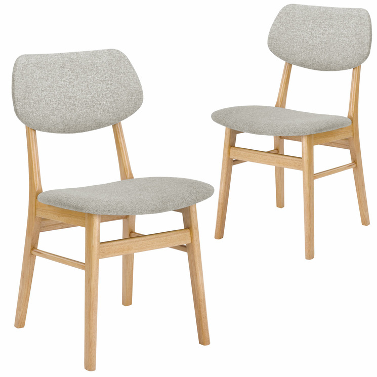 Temple & Webster Soho Ash Wood Dining Chairs & Reviews