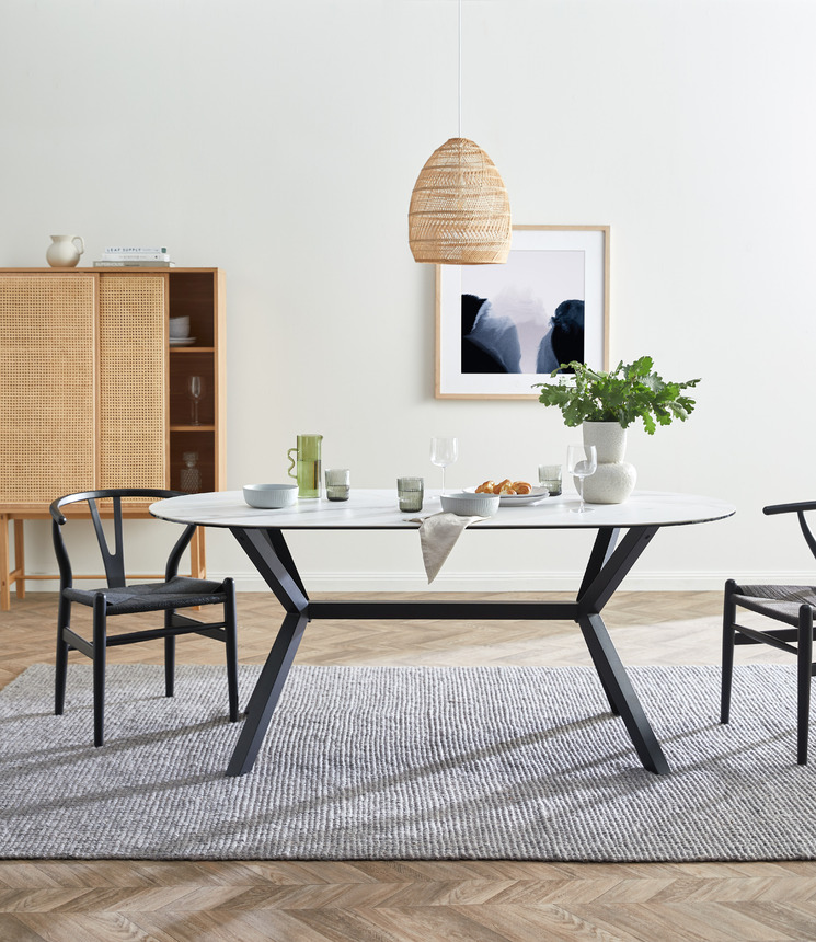 coaster oval dining table