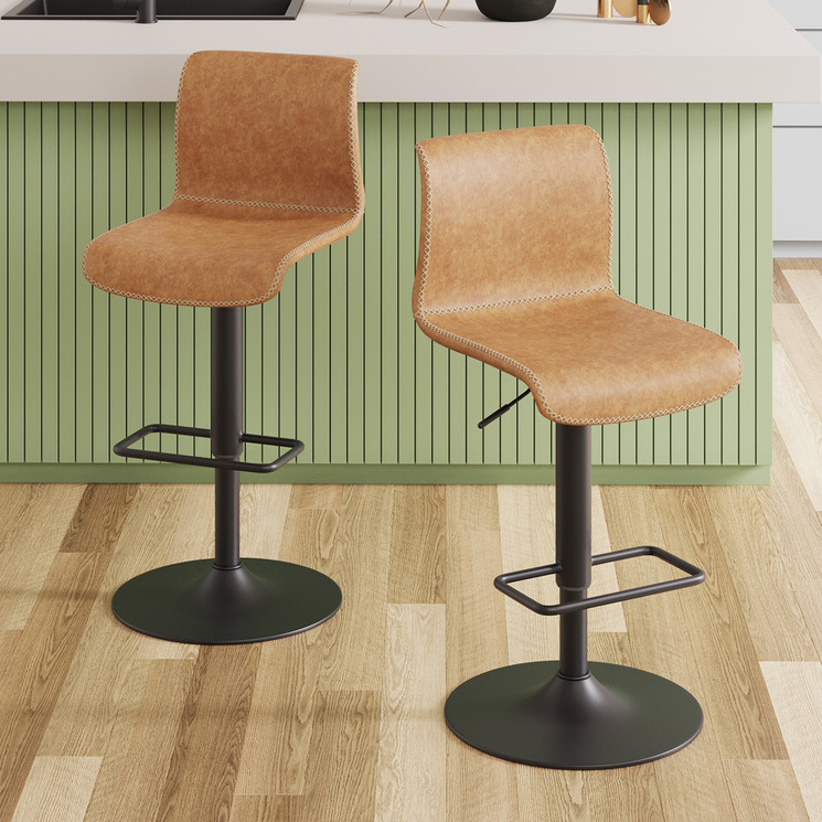 Temple & Webster Boston Adjustable Barstools