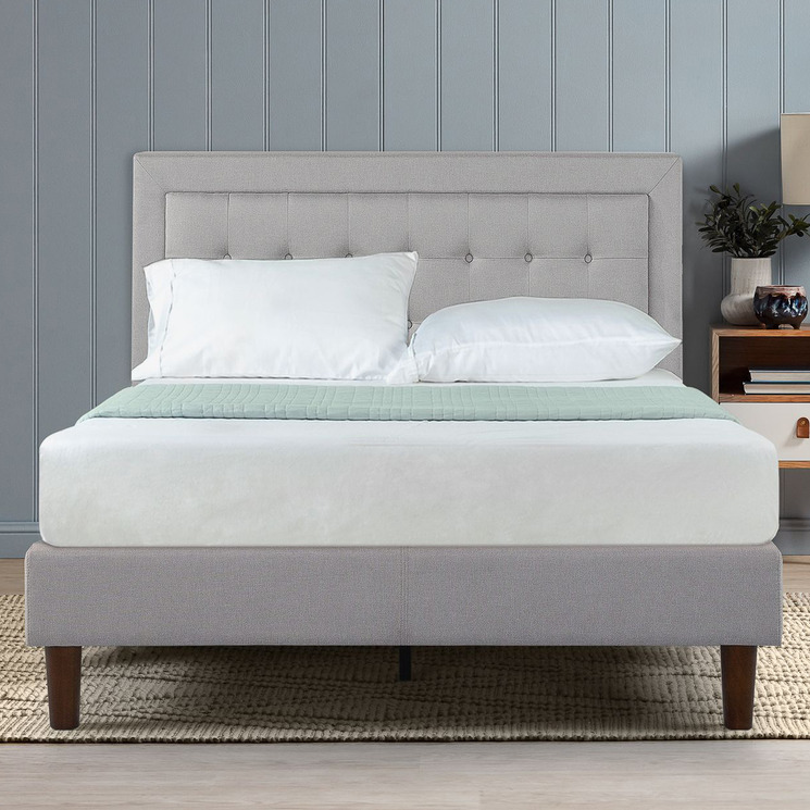 Studio Home Tufted Urvan Upholstered Bedframe | Temple & Webster