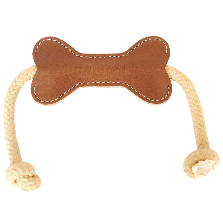 leather dog chew
