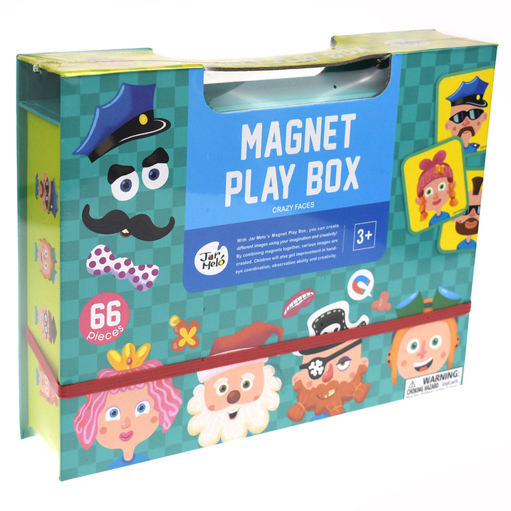 Kids' Crazy Faces Magnet Play Box Set