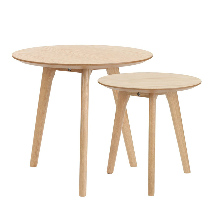 beech wood nest of tables