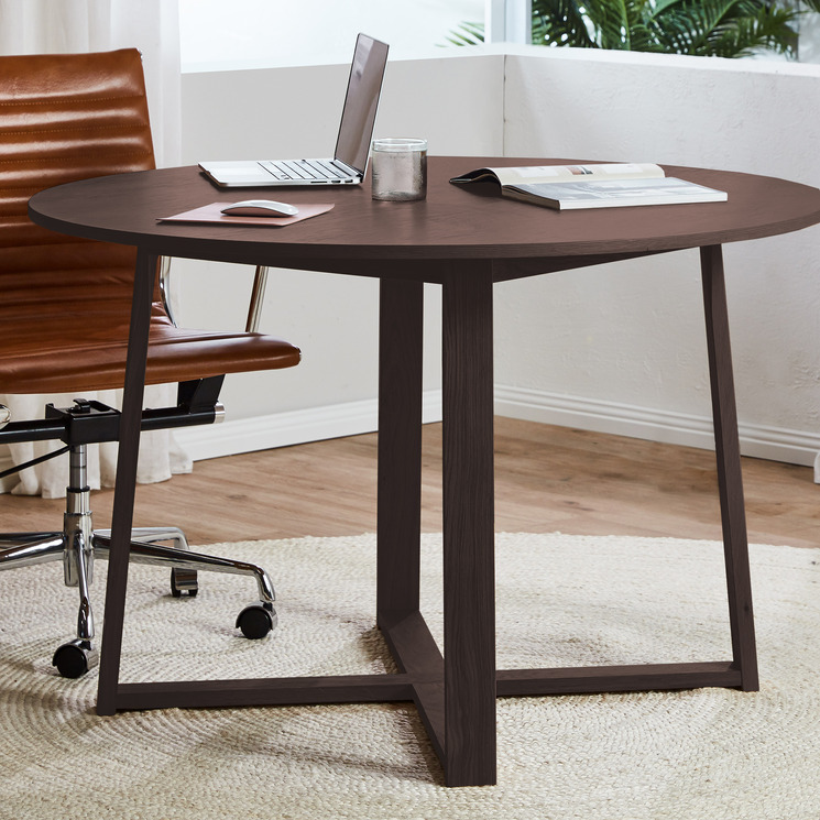 Kayla Bay by Temple & ster Olwen Oak Wood Round Dining Table