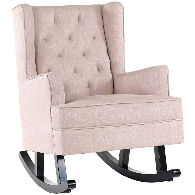 pink nursery chair