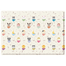 Love N Care Cats in Cups Reversible Play Mat