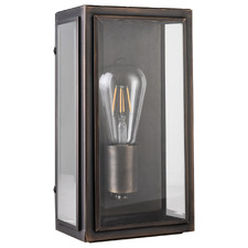 Kent Brass & Glass Outdoor Wall Light