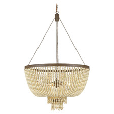Maddisson Maple Wood 5-Light Pendant