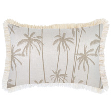Tall Palms Coastal Fringed Rectangular Outdoor Cushion