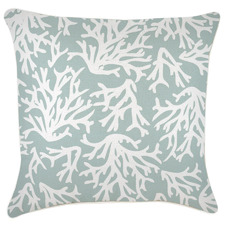 Coral Piped Square Outdoor Cushion