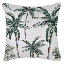 Palm Tree Paradise Piped Outdoor Cushion