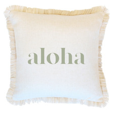 Aloha Fringed Outdoor Cushion