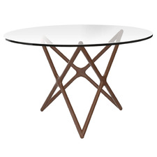 Sean Dix Triple X Walnut Wood Side Table