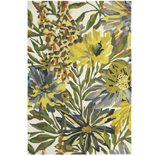 Maize Floreale Hand-Tufted Wool Rug