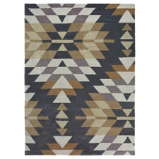 Multi-Coloured Elwana Hand-Tufted Pure New Wool Rug