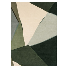 Green Soraya Power-Loomed Rug
