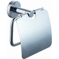Michelle Paper Holder With Flap in Chrome