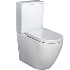 Alix Rimless P-Trap Back to Wall Toilet Suite With Geberit In-Wall Cistern