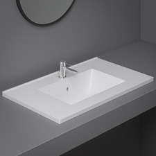 Dolce Vita 750mm Ceramic Countertop with Single Integrated Basin