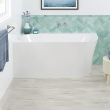 Chloe 1400mm Acrylic Right-Hand Corner Bath