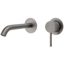 2 Piece Kaya Brass Spout & Wall Mixer Set