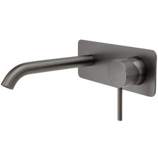 Kaya Brass Bath Spout & Mixer Set
