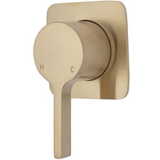 Square Sansa Brass Wall Mixer