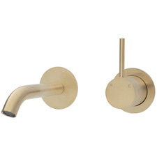 2 Piece Kaya Up Brass Spout & Mixer Tap Set