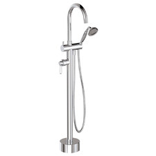 Eleanor Floor Mounted Bath Mixer with Hand-Held Shower