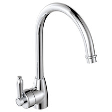 Eleanor Brass Gooseneck Kitchen Sink Mixer