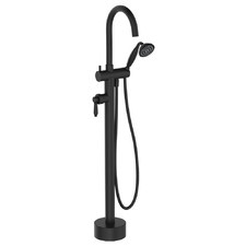 Eleanor Floor Mounted Bath Mixer & Hand Shower
