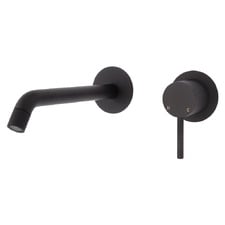 Axle 200mm Bath/Basin Wall Mixer Set