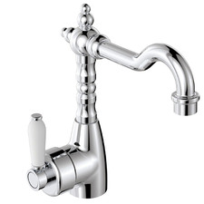 Eleanor Sheperds Crook Brass Basin Mixer