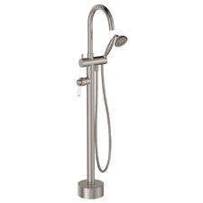 Eleanor Floor Mounted Bath Mixer with Hand-Held Shower