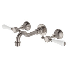 Lillian Ceramic Lever Bath/Basin Wall  Tap Set