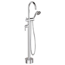 5 Piece Brass Hand-Held Shower & Mixer Tap Set
