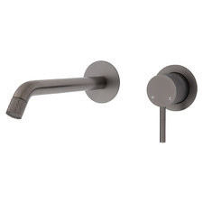 Axle 200mm Bath/Basin Wall Mixer Set