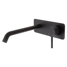 Axle 160mm Rectangular Basin/Bath Wall Mixer Set